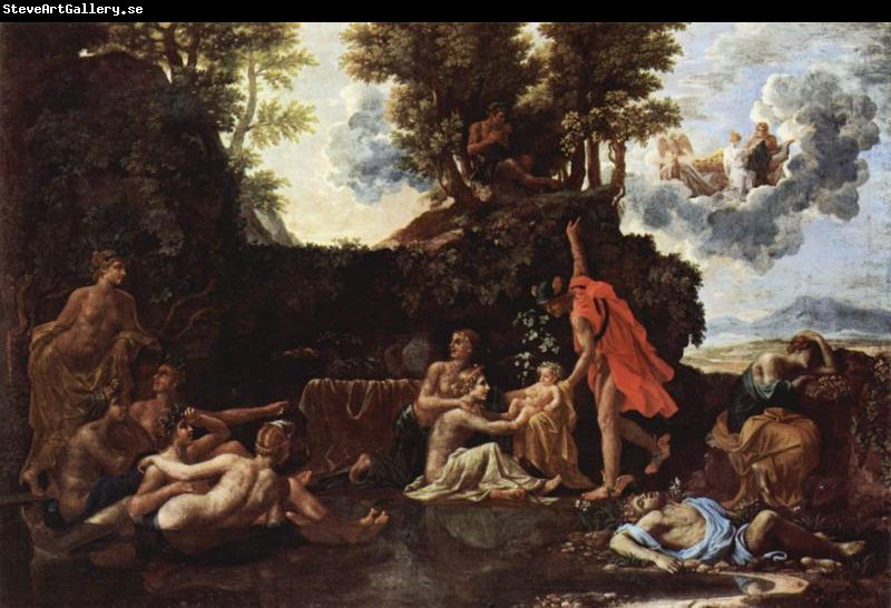 Nicolas Poussin Die Geburt des Baccus